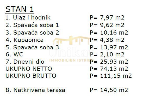 Nuovo appartamento trilocale con giardino vicino al mare